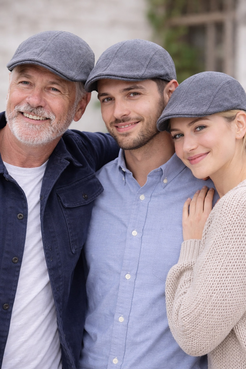 Ivy Cap Bulk Deluxe 10+ Colors Available Linen Cotton 22.5