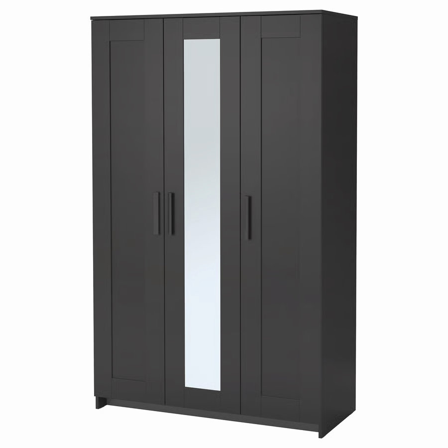 IKEA BRIMNES Armadio – 3 Ante, Bianco, 117x190 cm