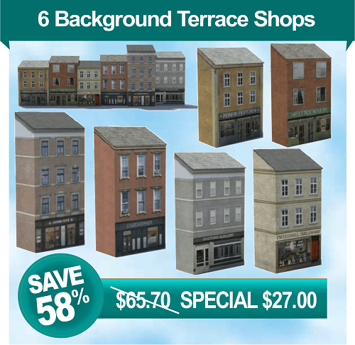 Terraced Shops Pack Deal