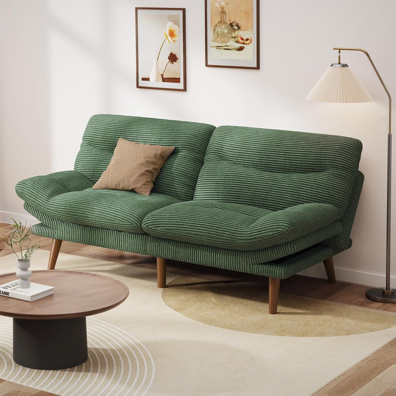 Pipishell Convertible Futon Sofa Bed,66