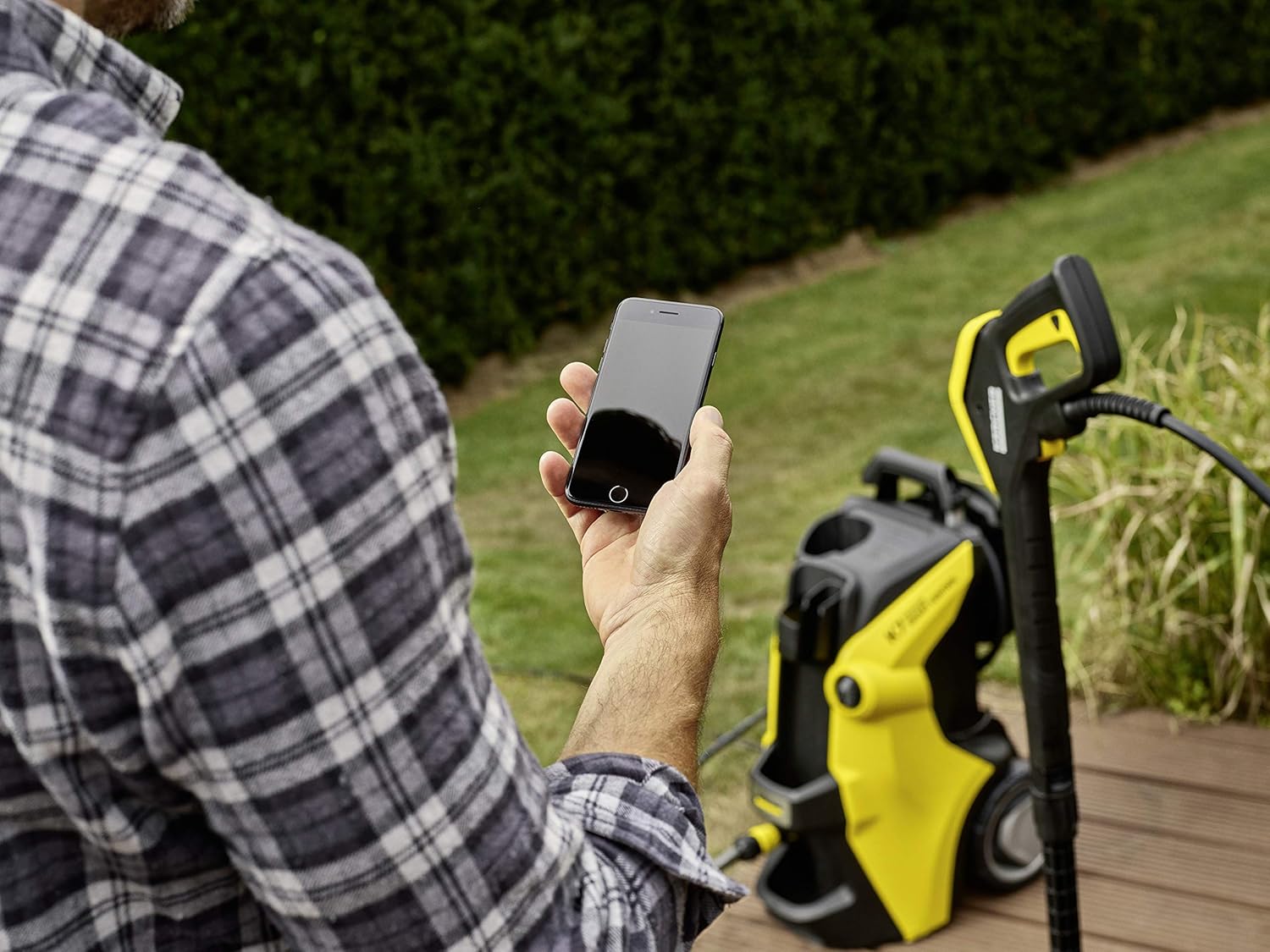 Krcher hogedrukreiniger K 7 Premium Power Home, druk: 180 bar, debiet: 600 l/h, oppervlaktecapaciteit: 60 m/h, vermogen: 3.000 W, slanghaspel, met pistool, vuilvreter, spuitlans