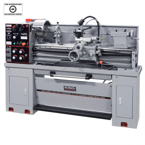 King Canada KC-1440ML-2  ~  Lathe Metal 14 Inch x 40 Inch Gear 2 Inch Bore 2 HP 240V