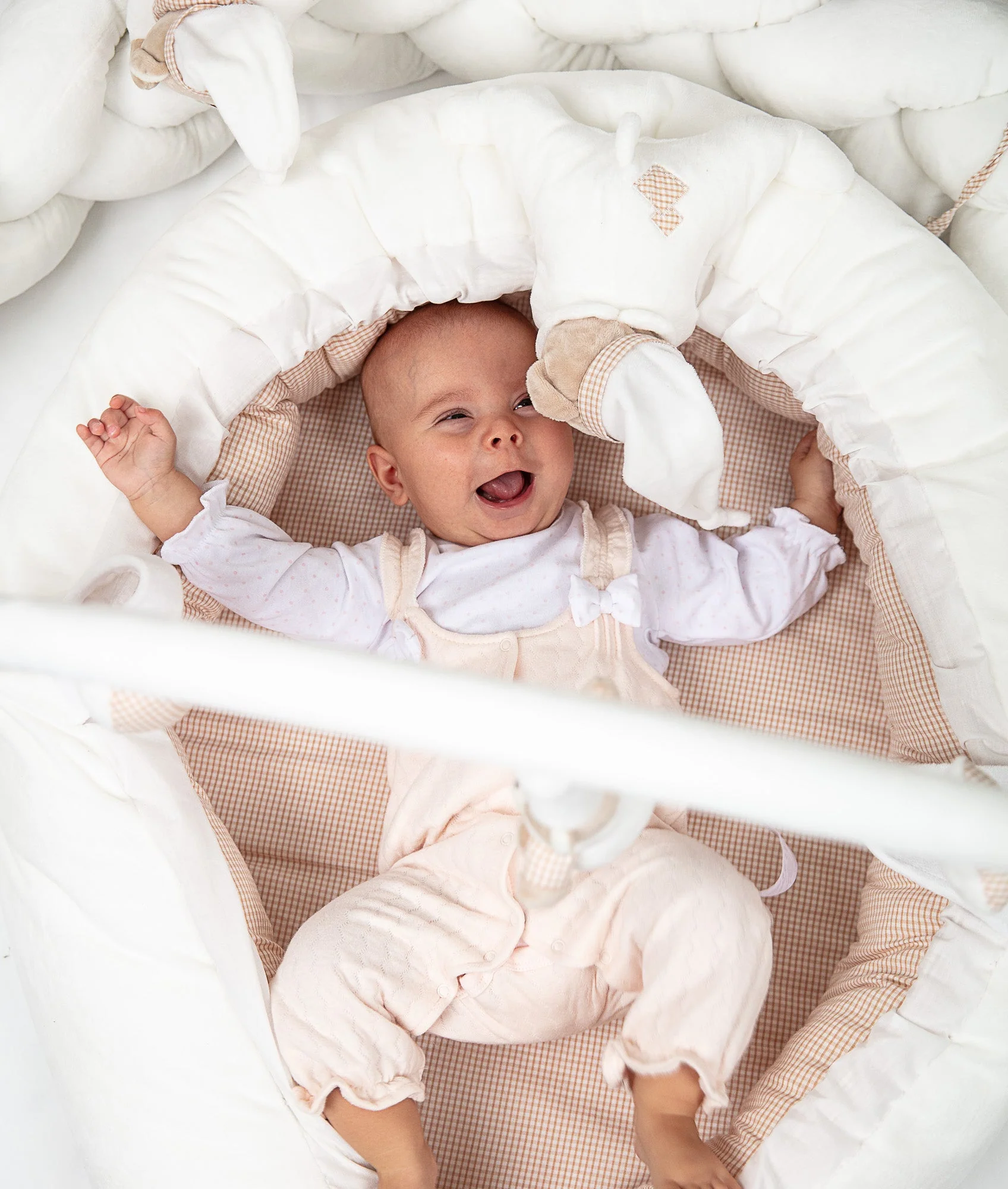 Multifunction Baby Nest | White & Beige