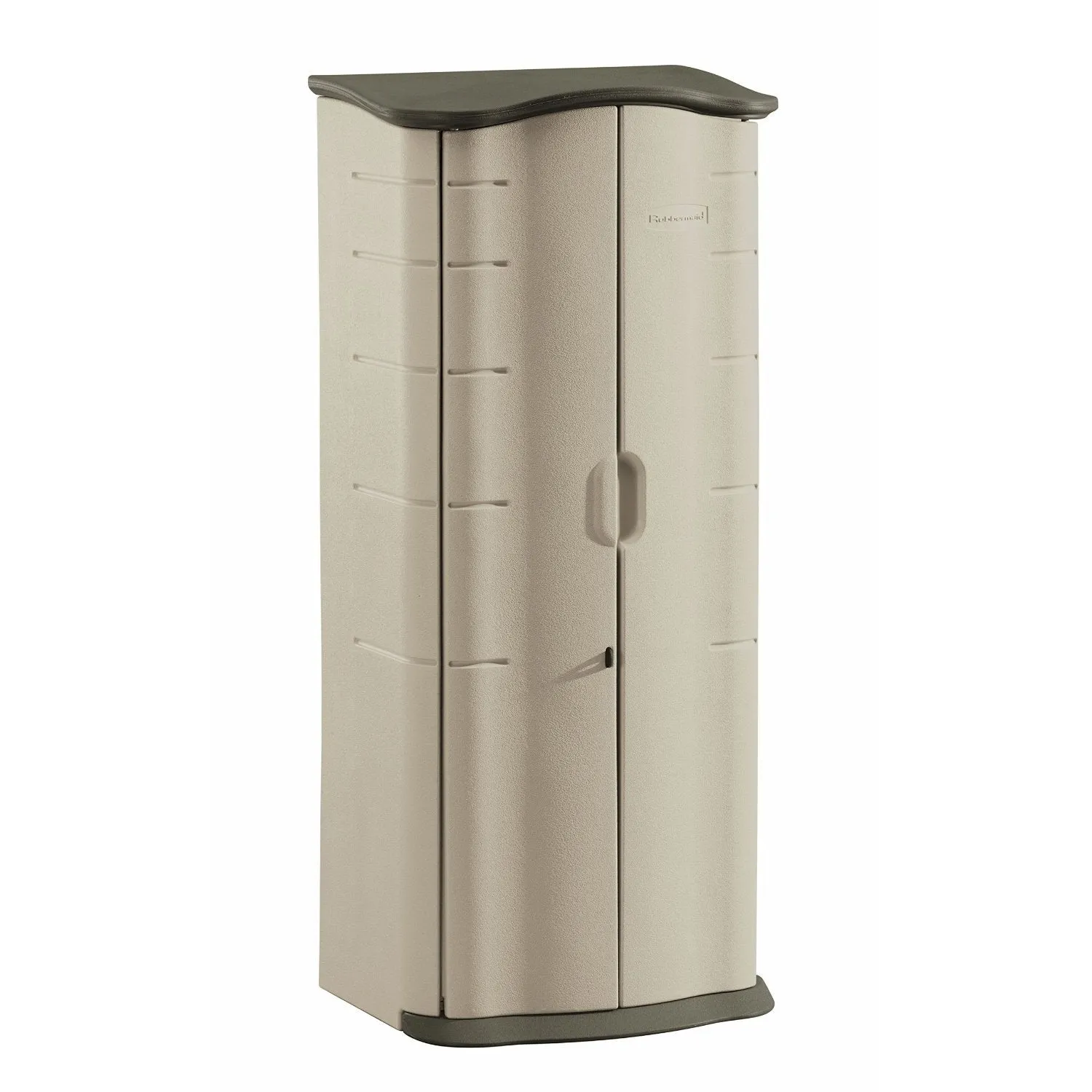 Vertical Resin Weather Resistant Outdoor Storage Shed