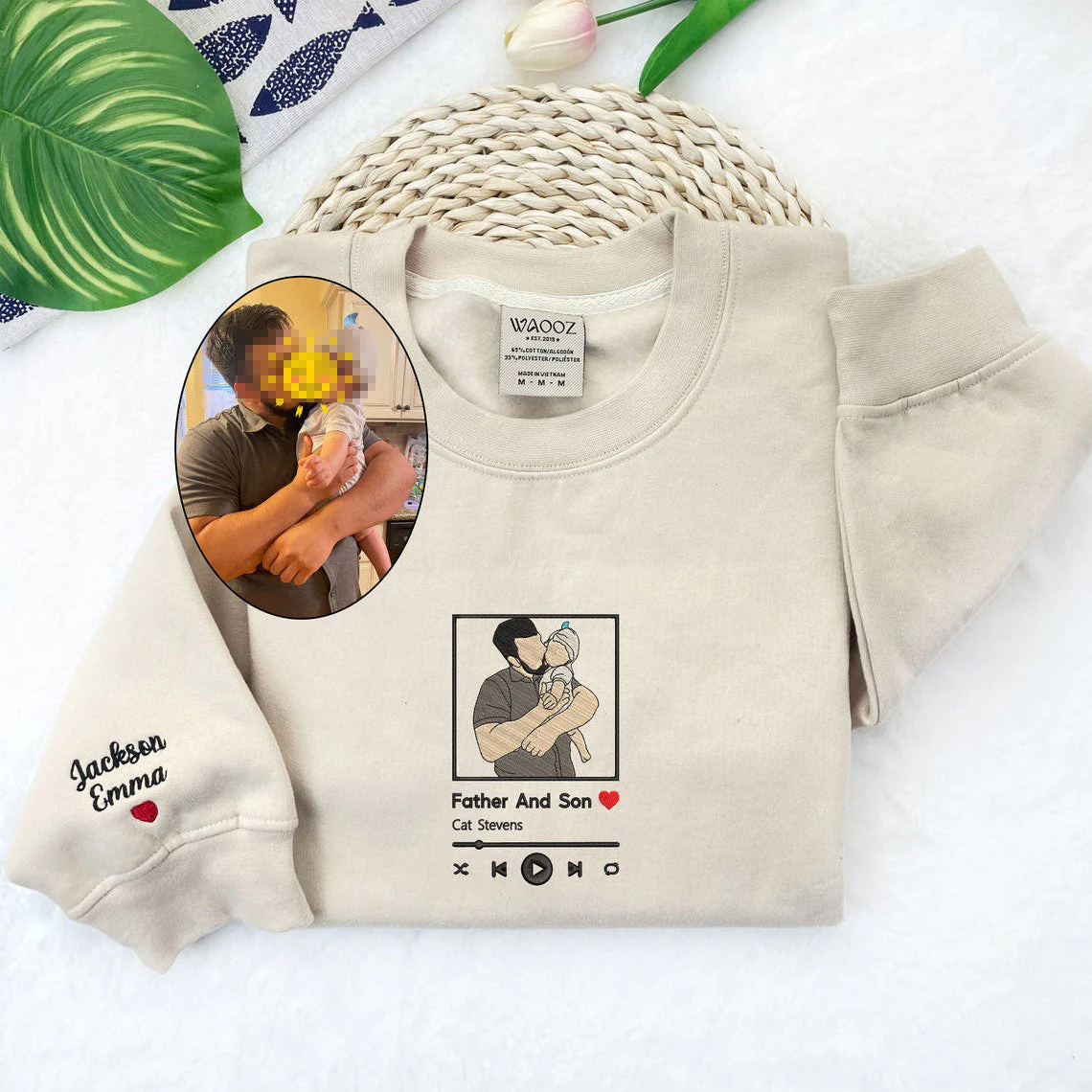 Vaderdagcadeau | ThreadedMemories | Neem je favoriete herinnering overal mee naartoe