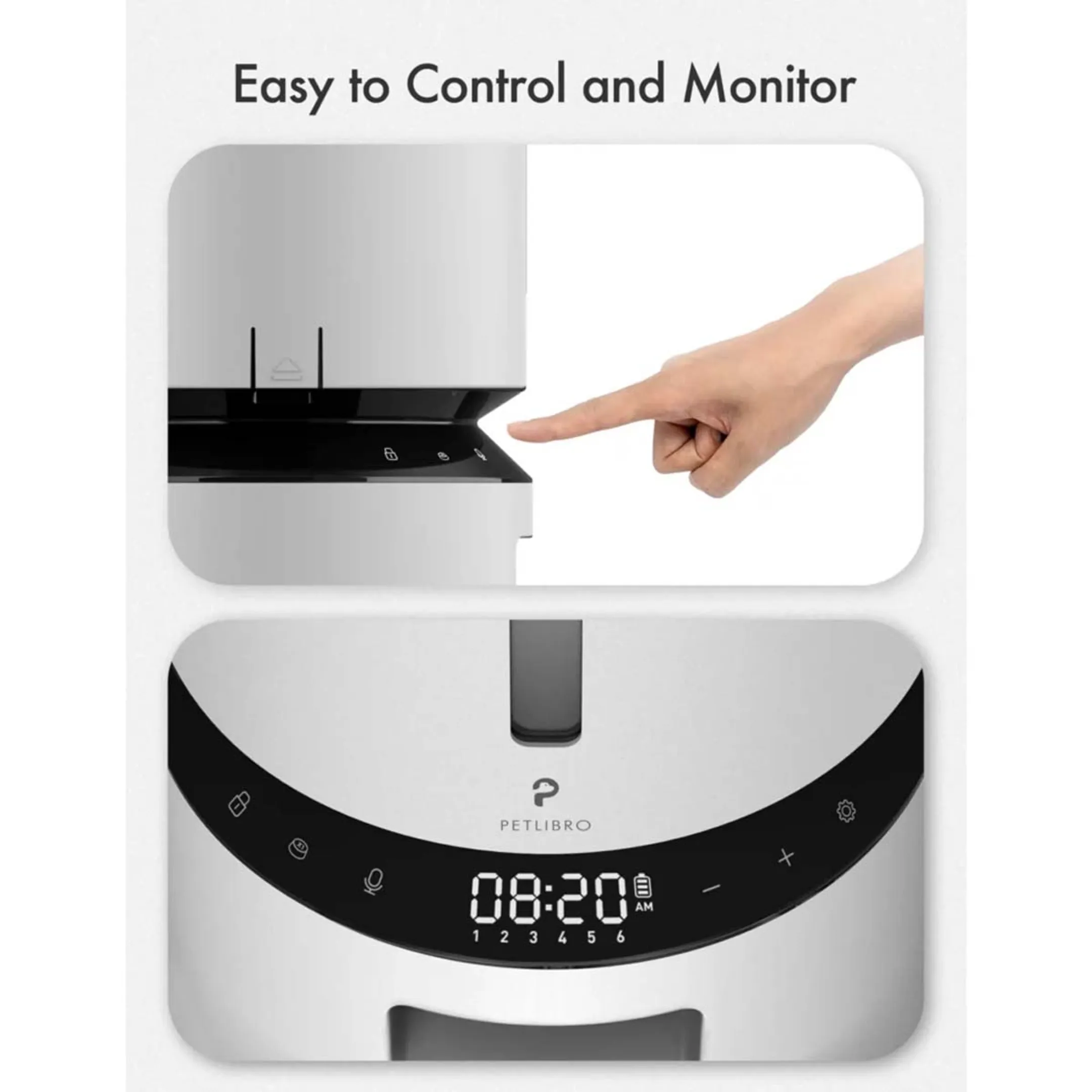 PETLIBRO Automatische voerbak Granary  3L wit