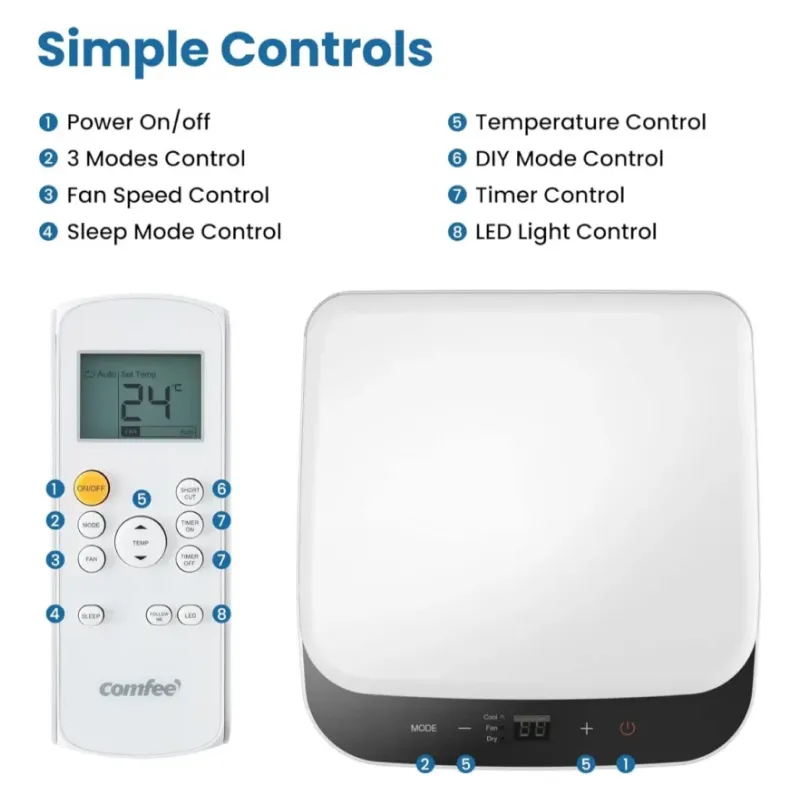 COMFEE ‘ Mobile Air Conditioner 8000 BTU
