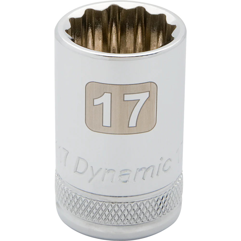 Dynamic D015110  ~  1/2 Inch Drive 12 Point 10 mm Chrome Socket