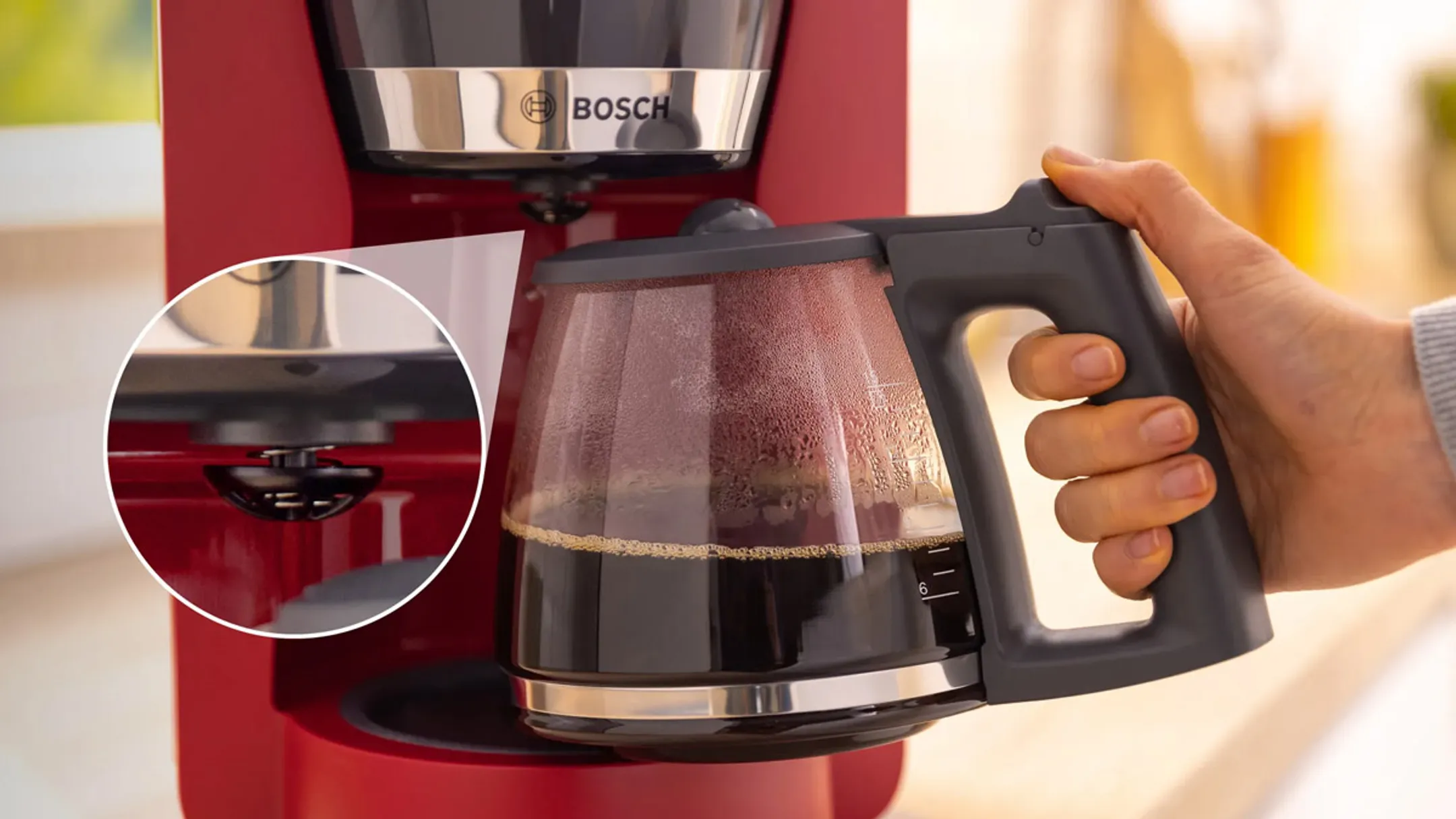 Bosch Koffiezetapparaat MyMoment TKA4M234, Rood