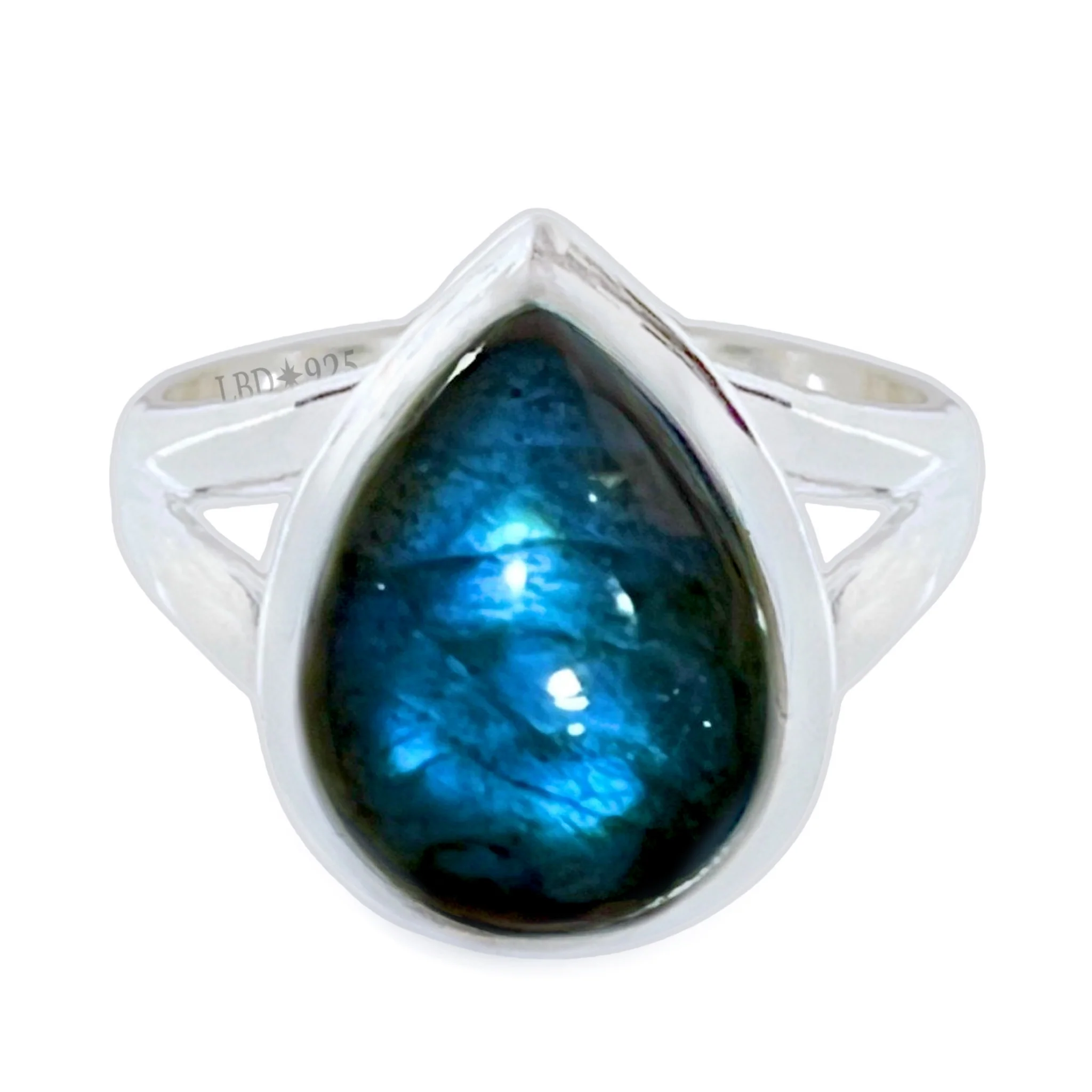 Laihas Classic Chic Raindrop Labradorite Ring