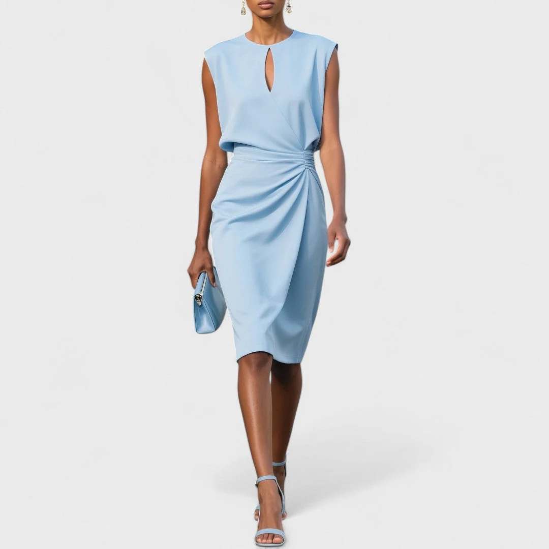 Womena??s Elegant Cocktail Dress Flattering Feminine Silhouette