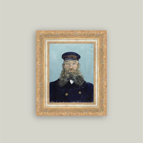 Portrait of a Postman Framed Antique Inspired Art