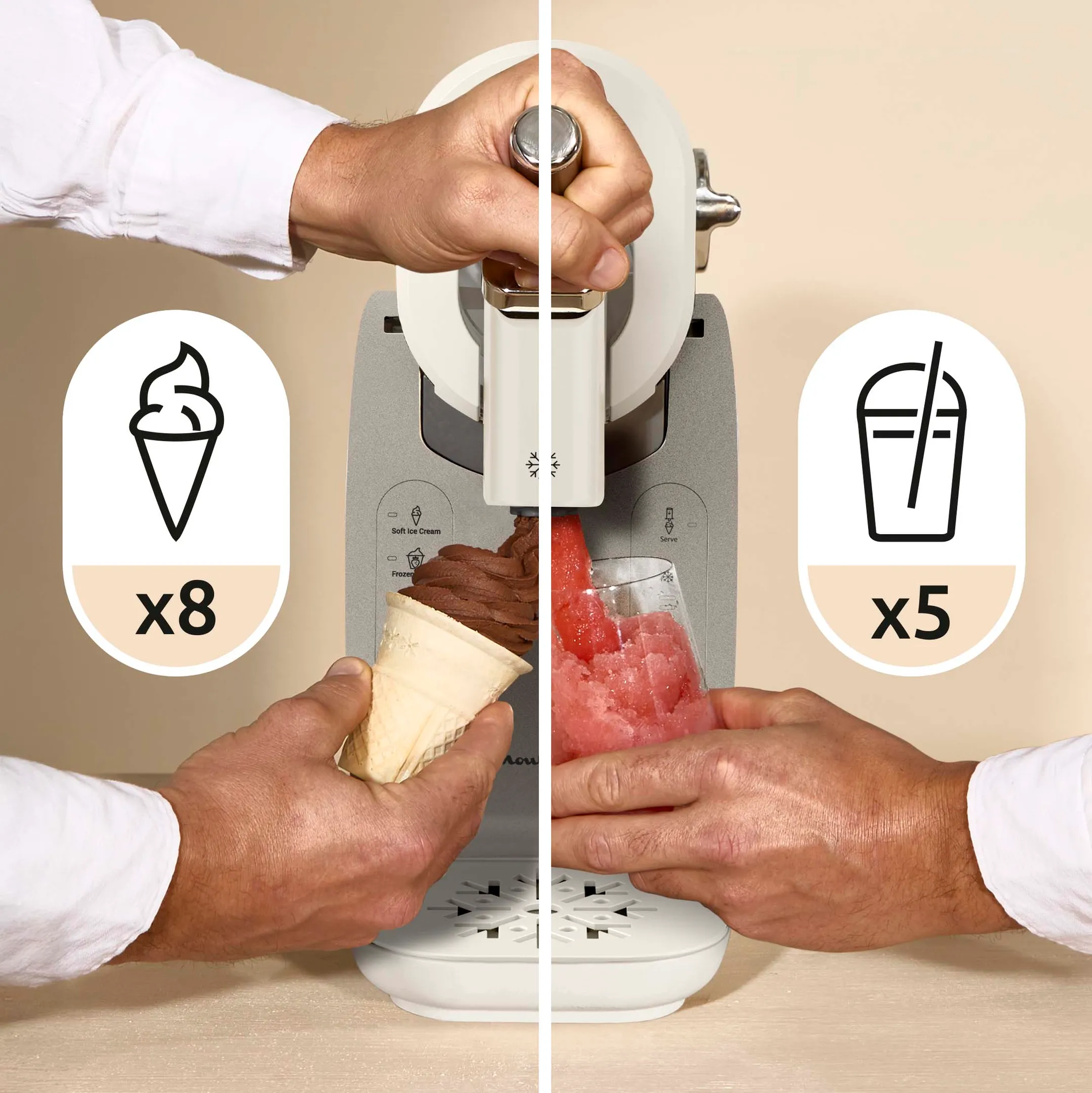 Moulinex Ijsmachine Freezi 16-in-1 MJ803AF0