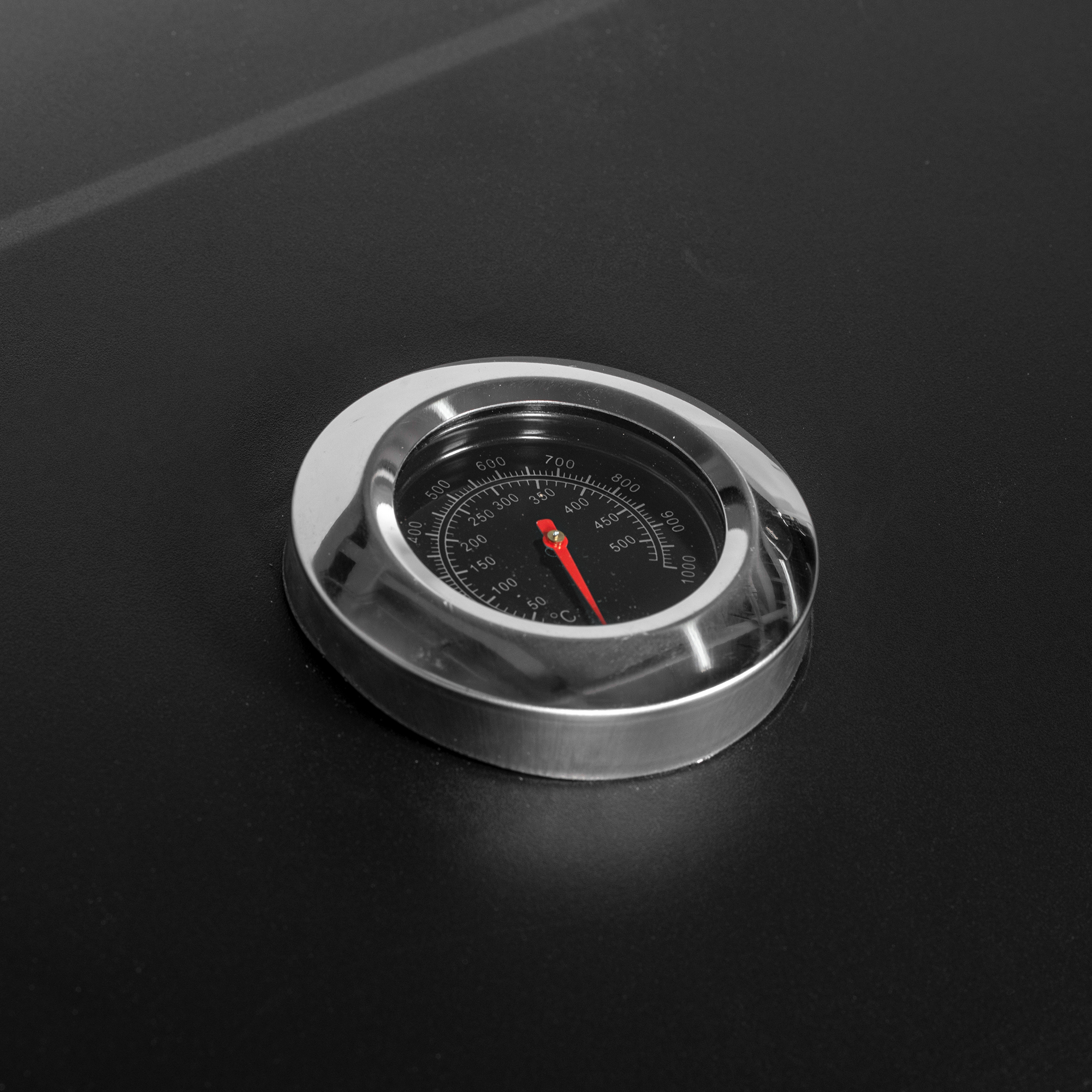 Outsunny Houtskoolbarbecue Smoker BBQ-Smoker, 1 Opbergruimte, 1 Handdoekhouder, 2 Grillroosters, 113 cm x 65 cm x 108 cm, Zwart