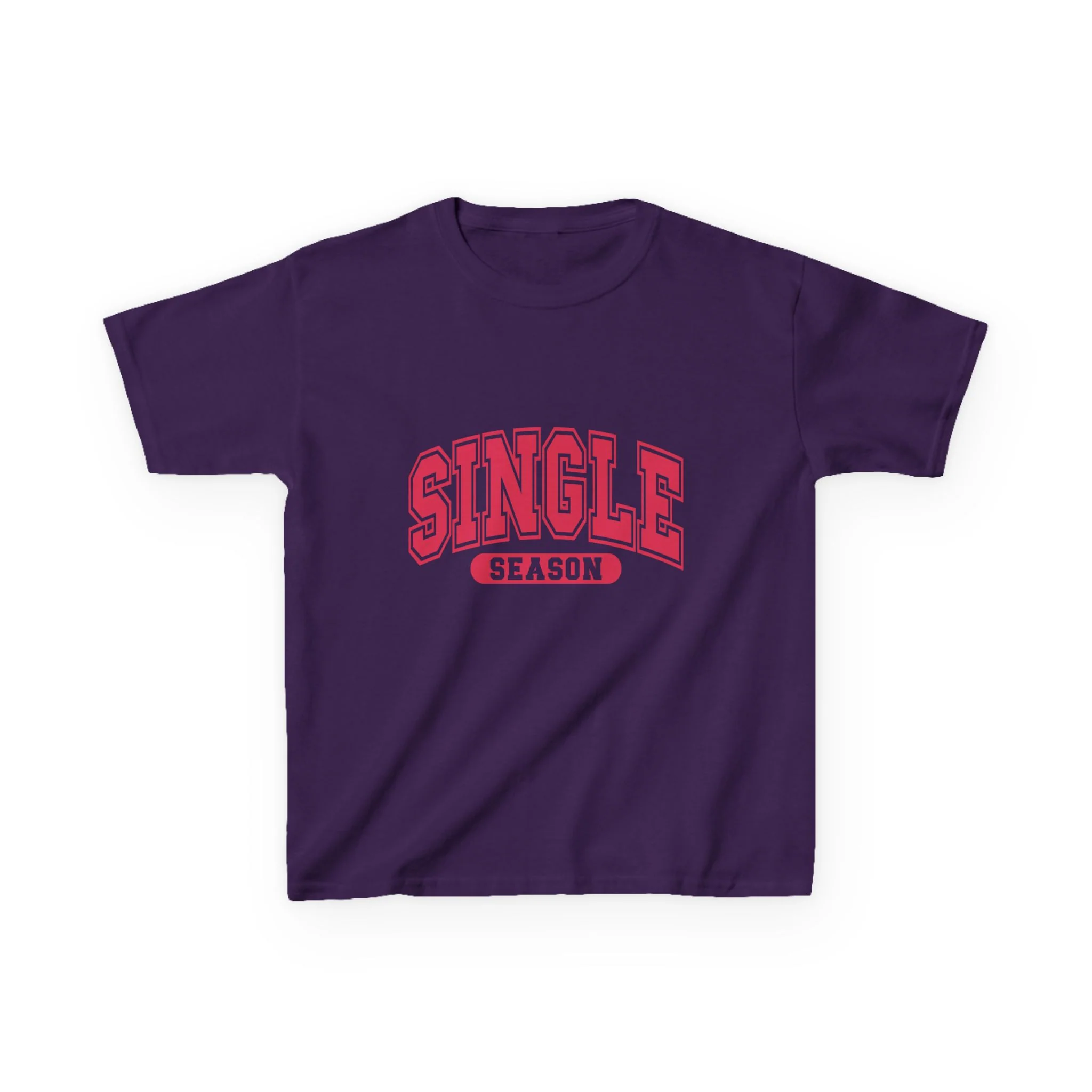 Single Season Kids Tee | Retro Collegiate Typography