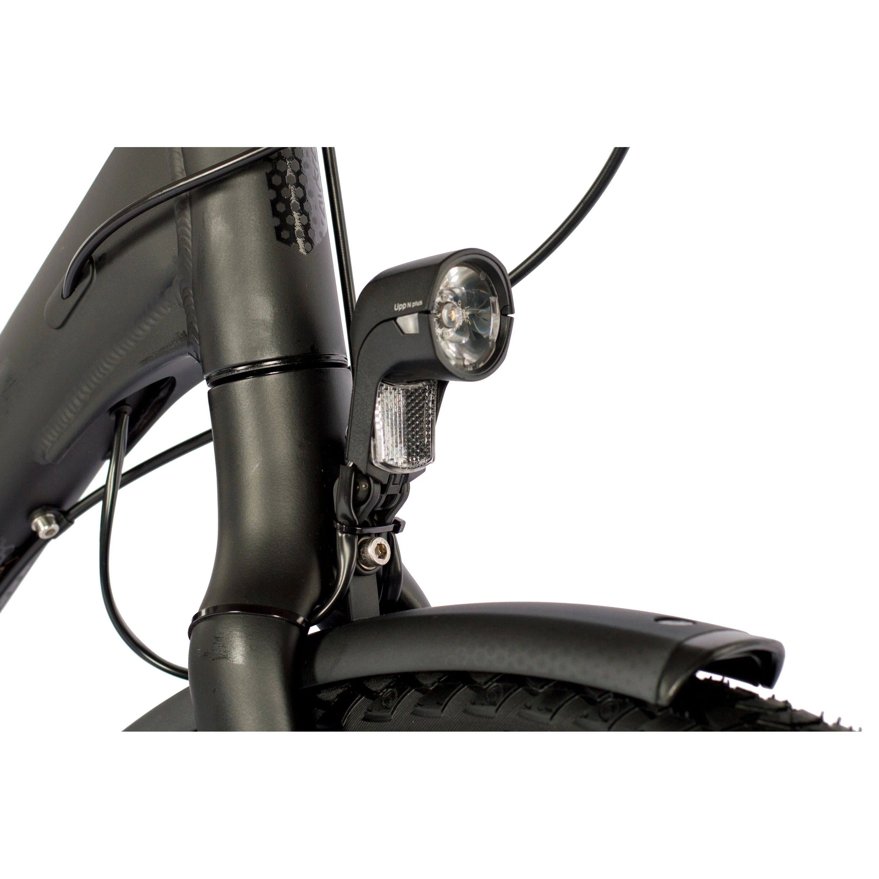 28 Inch Heren XXL Trekkingfiets TR.2880 Trekkingfiets 27 x Speed Shimano DEORE RD-M592 SGS Zwart