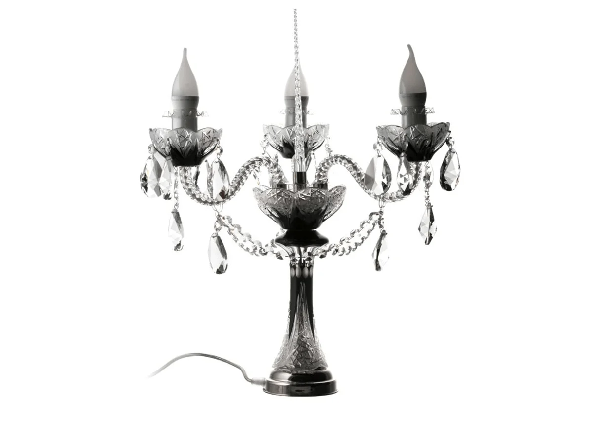 Flowerbud Black Lamp