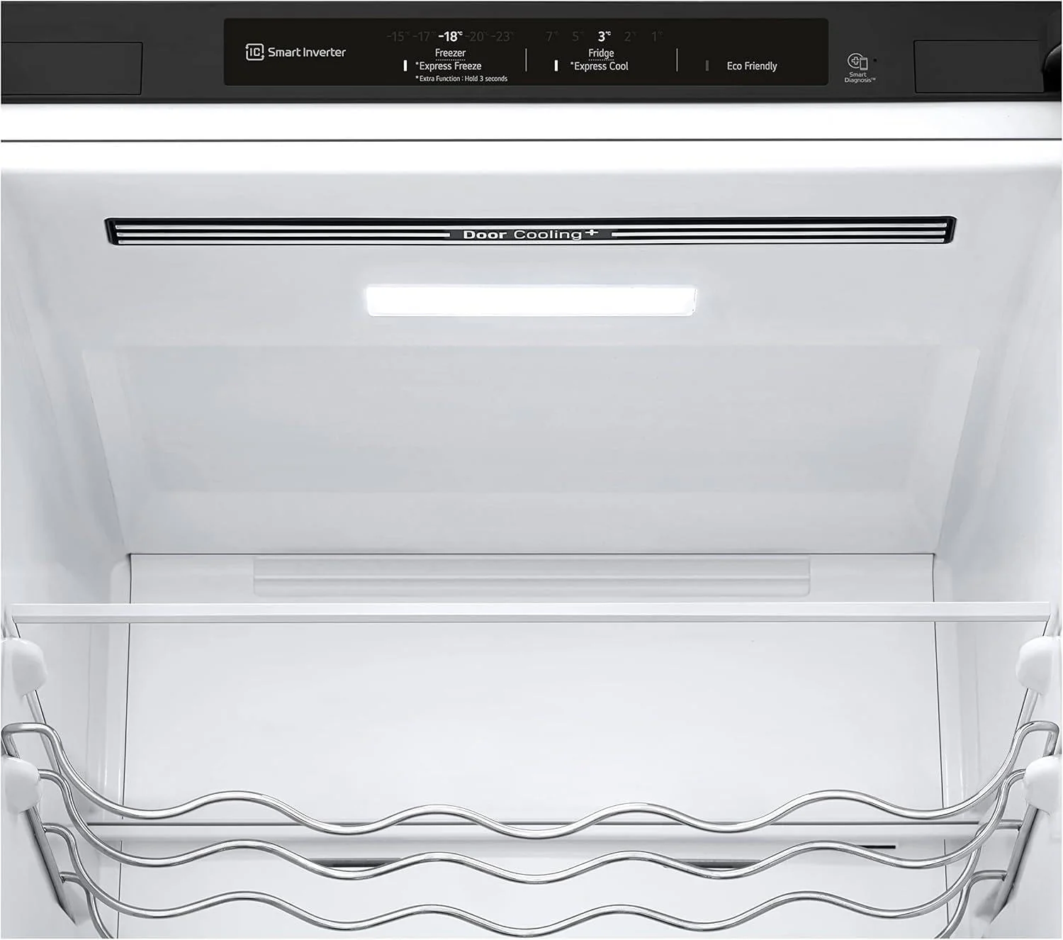 LG GBV22NCCEP Kühl-/Gefrierkombination – Smart Inverter Compressor, Total No Frost, Modern Flat Door Design, Matt Schwarz Metallic, Energieeffizienz A