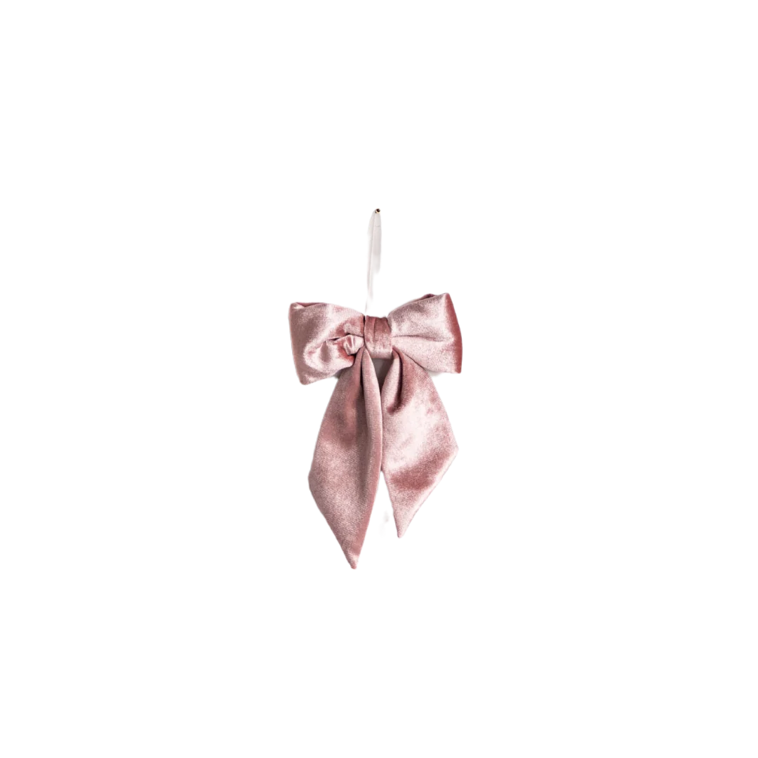 Pink Velvet Fabric Bows