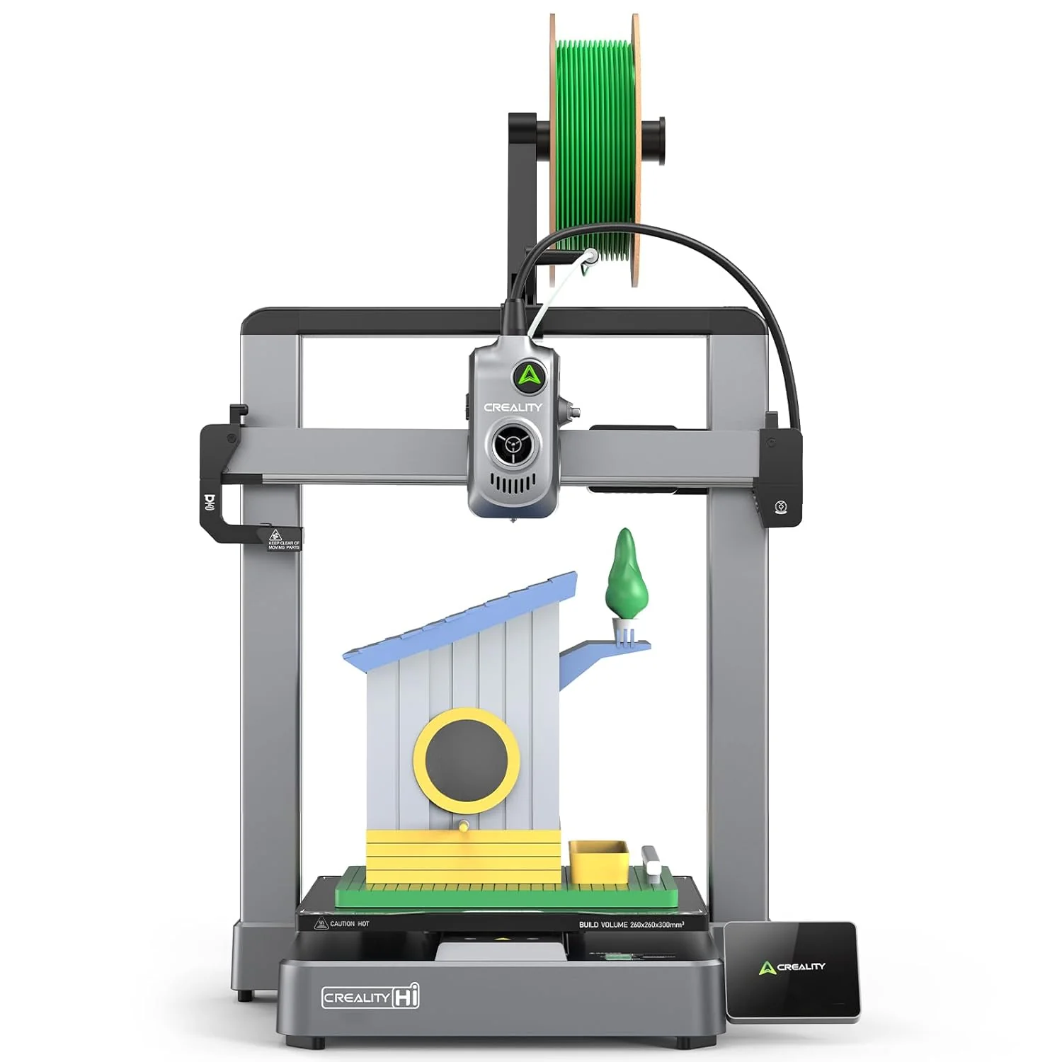 Creality K2 Plus Combo 3D-Drucker, 16-Farben Multimaterial-Druck, 350³mm XXL-Bauraum, Servo-Direktantrieb, Dual-KI-Kameras, Ultra-Leise
