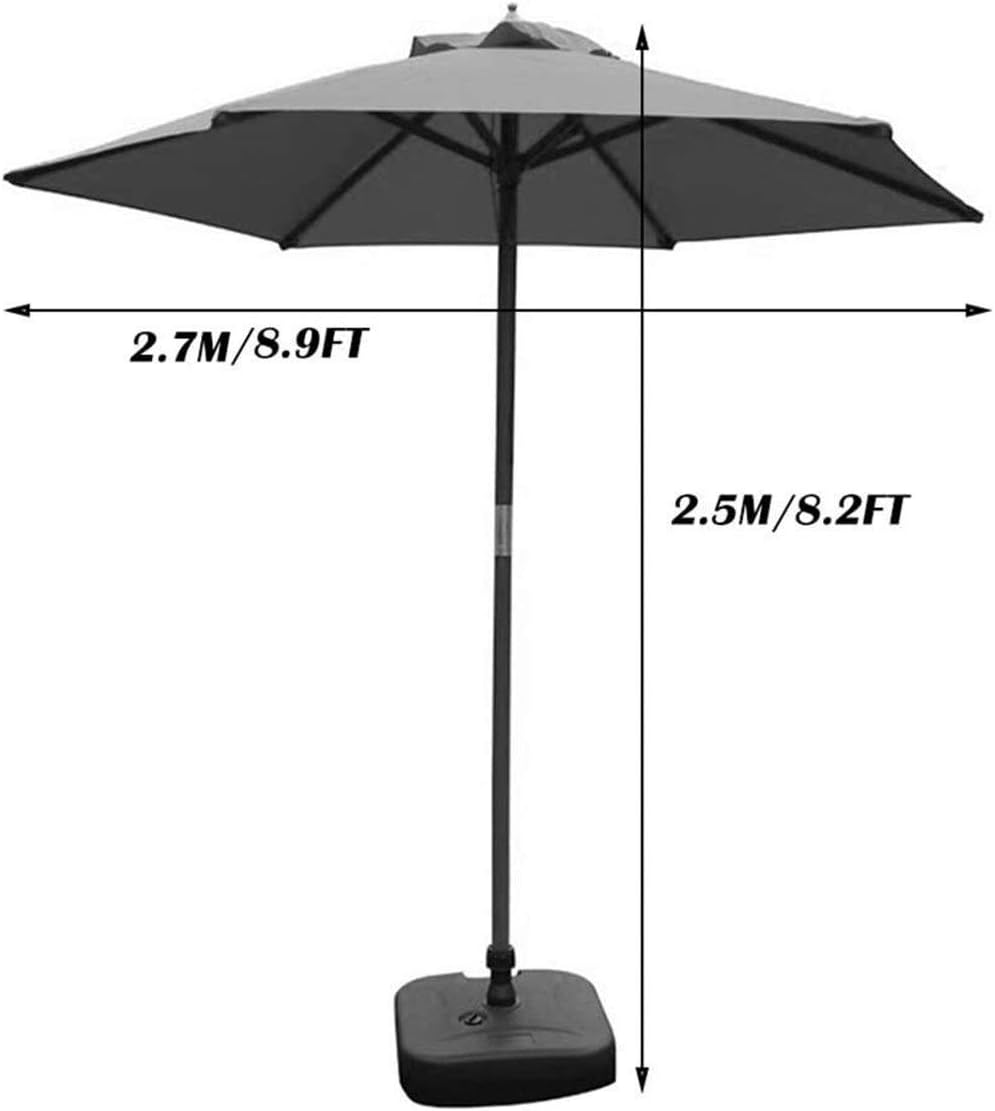 Garten-Sonnenschirme für den Außenbereich Garten-Sonnenschirm mit Flaschenzugsystem, Sonnenschirm für den Außenbereich für Strand, Pool, Terrasse, runder Sonnenschutz UV40+ good