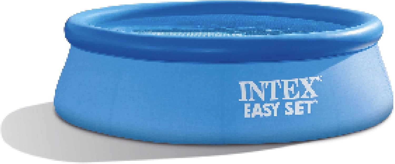 Intex 28110NP – Aufstellpool Easy Set Rund, 2419 L, PVC, Blau, 244x76 cm