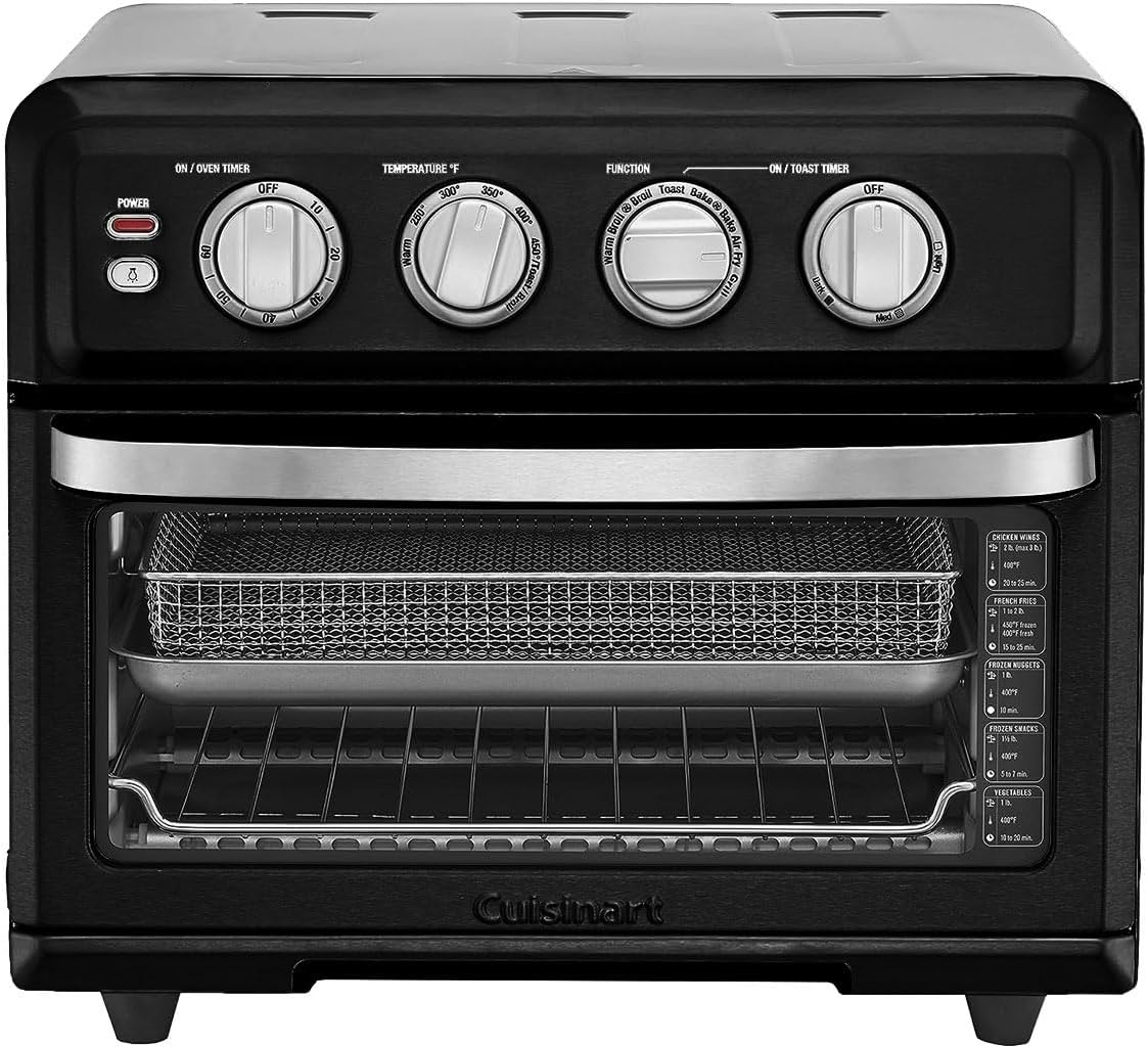 Cuisinart Air Fryer Toaster Oven, 1800W, 8-in-1 with Air Fry, Convection, Broil & Warm