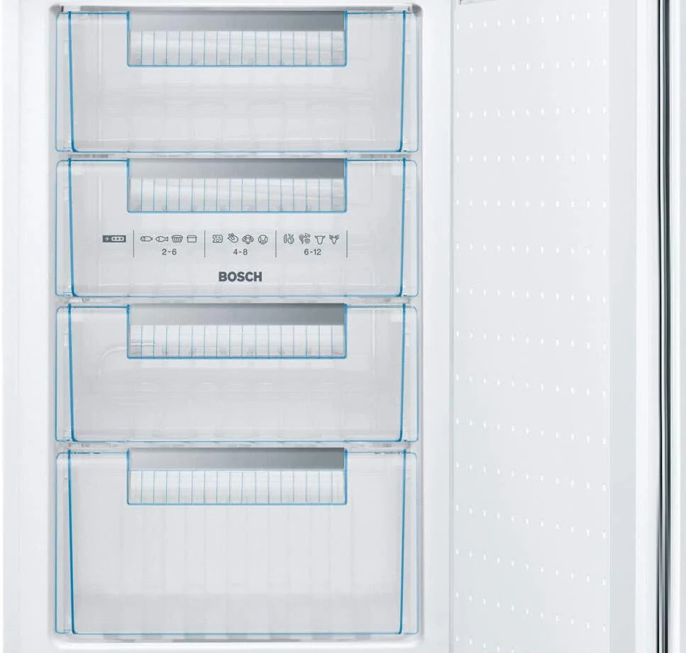 Bosch GIV11ADC0 Serie 6 Congelatore da incasso, 95 kWh, anno, 70 l, LowFrost, FreshSense, 72 x 56