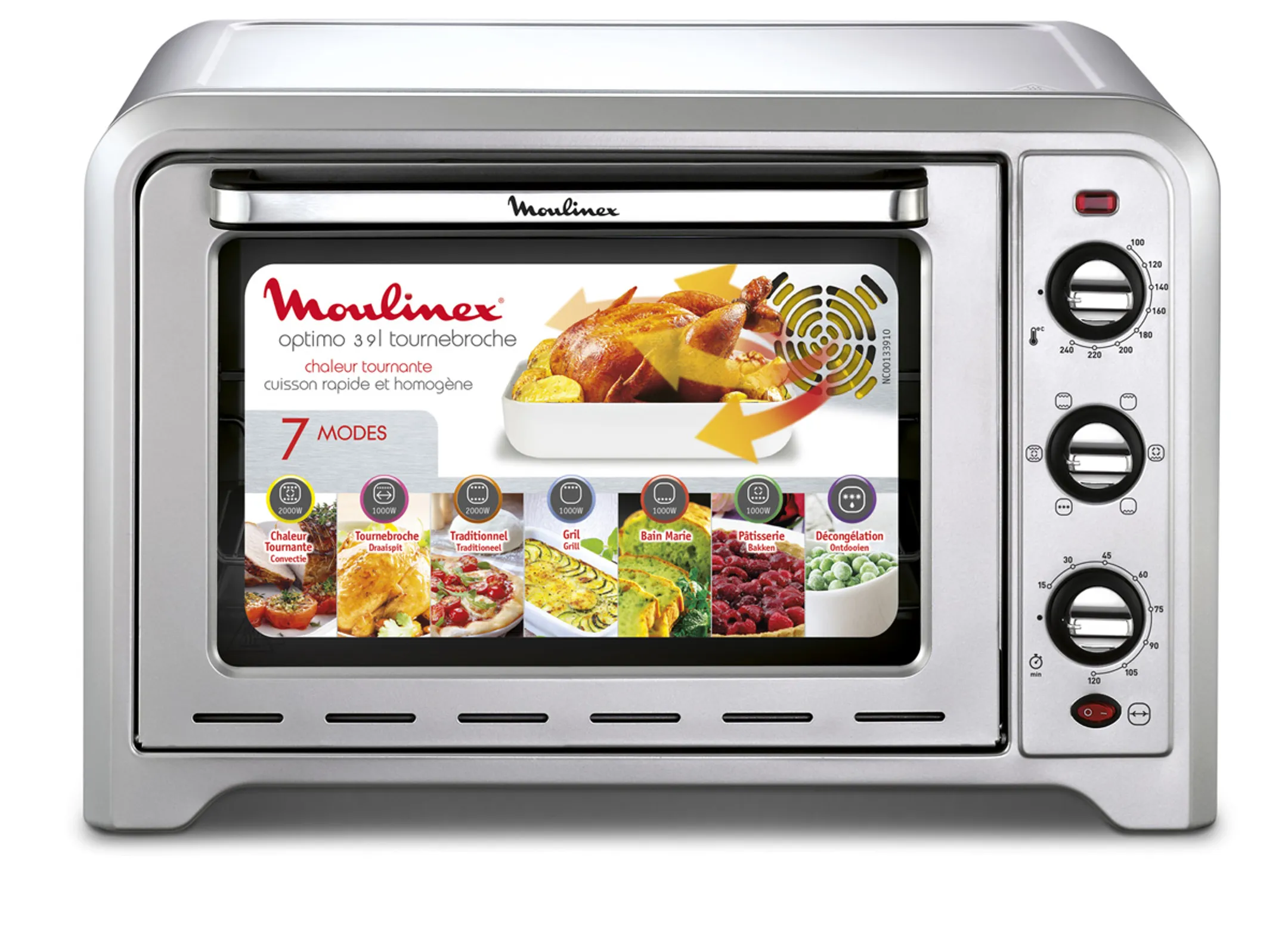 Moulinex Elektrische Oven Optimo 39L OX485E10