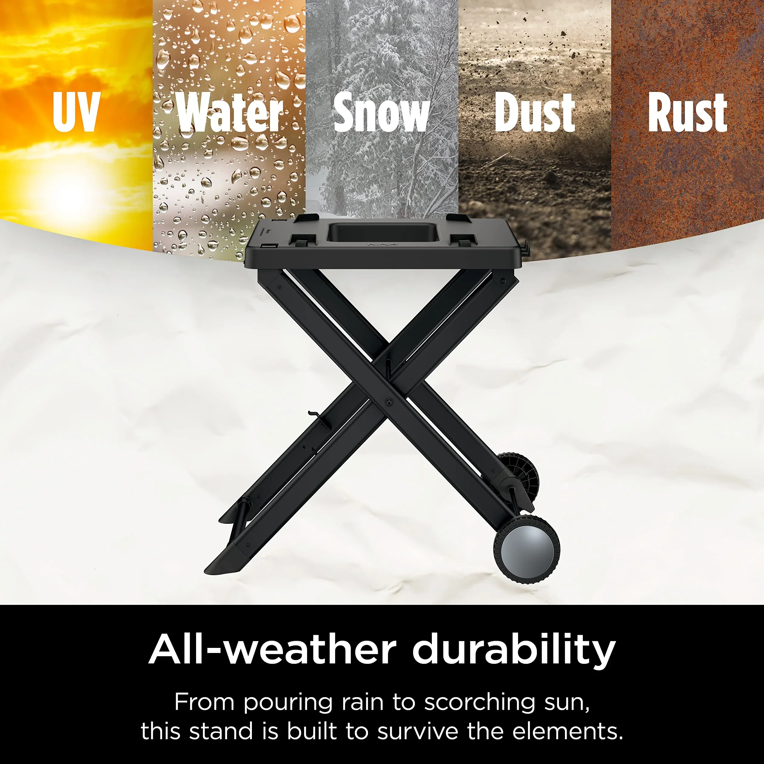 Ninja XSKSTAND Woodfire összecsukható kültéri grillállvány