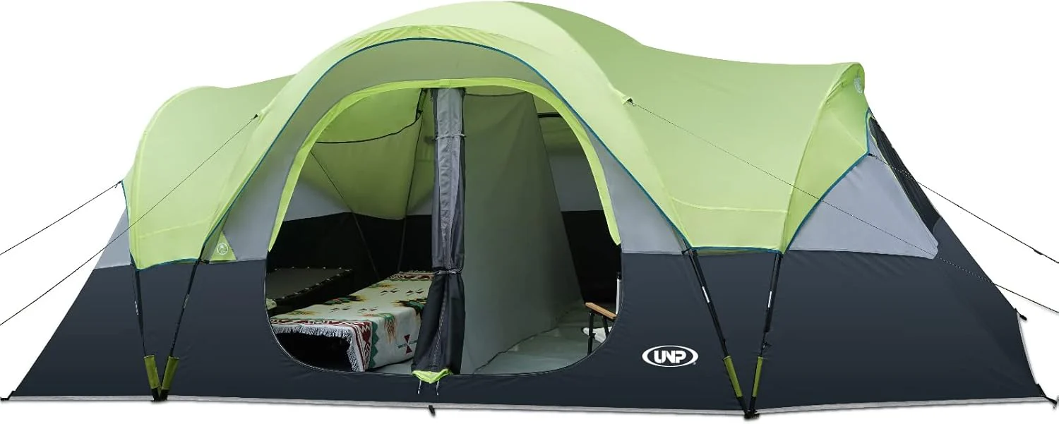 UNP Camping Tent 10-Person-Family Tents, Parties, Music Festival Tent, Big, Easy Up