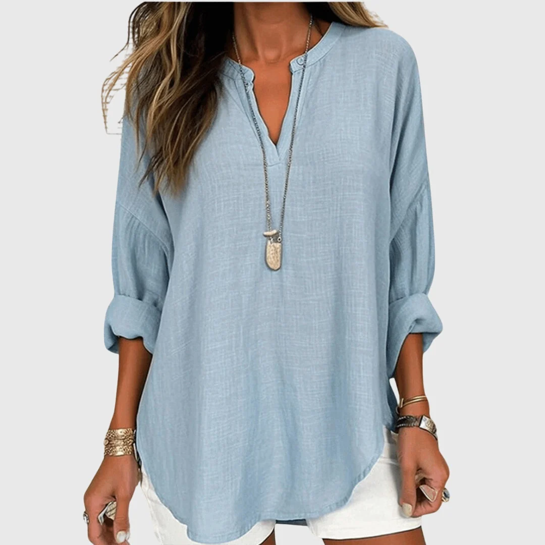 Women��s Flowy Beach Shirt Elegant Casual Design