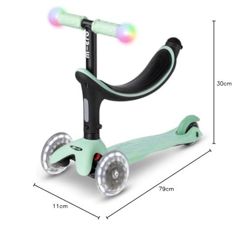 Monopattino Mini 2 Grow Micro Menta : Amazon.it: Giochi e giocattoli