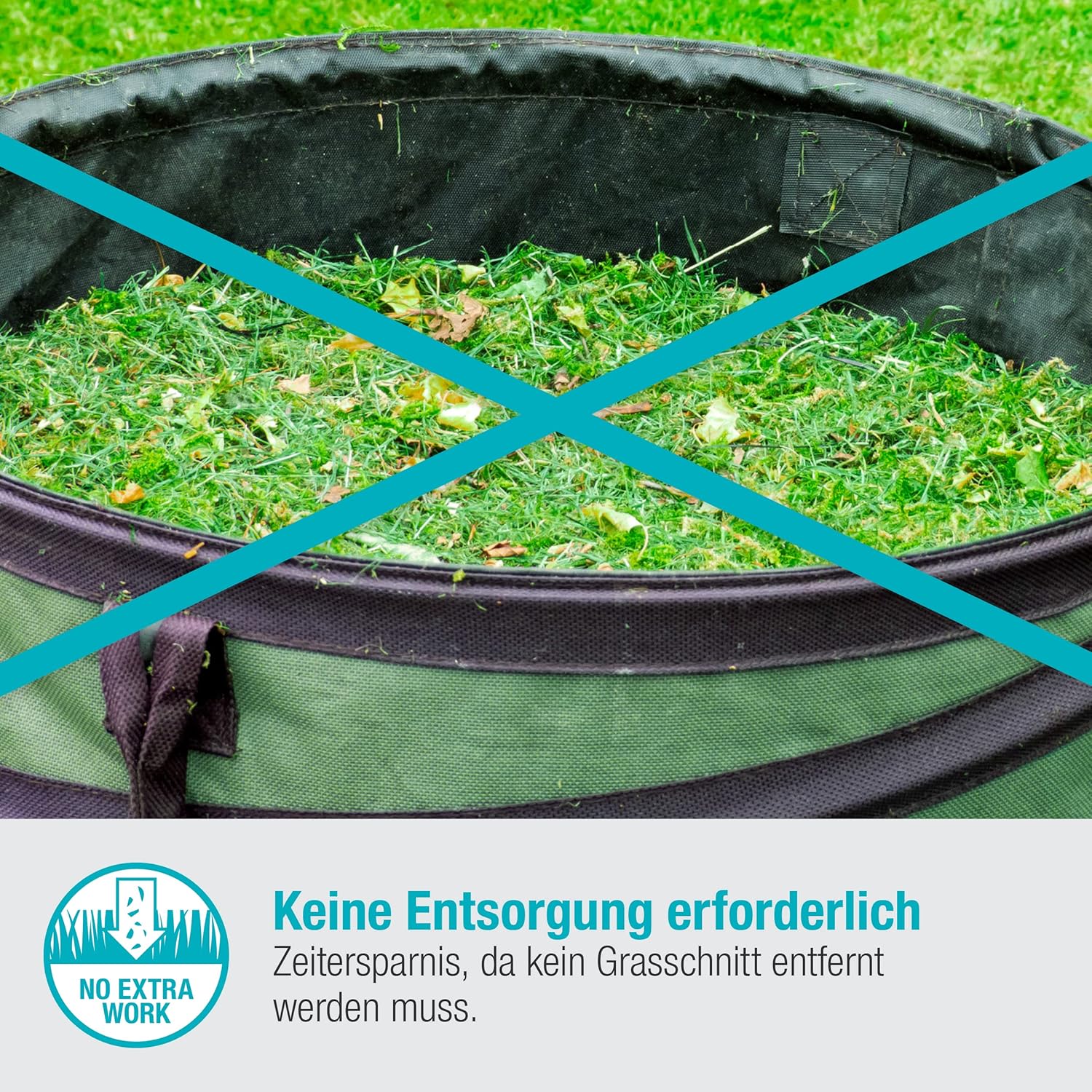Gardena Akkumulátoros fűnyíró HandyMower 22/18V P4A Ready-To-Use szett: Kézi fűnyíró, legfeljebb 50 m²-es gyepekhez, vágási magasság állítható, 18V P4A akkumulátorral (14620-20)