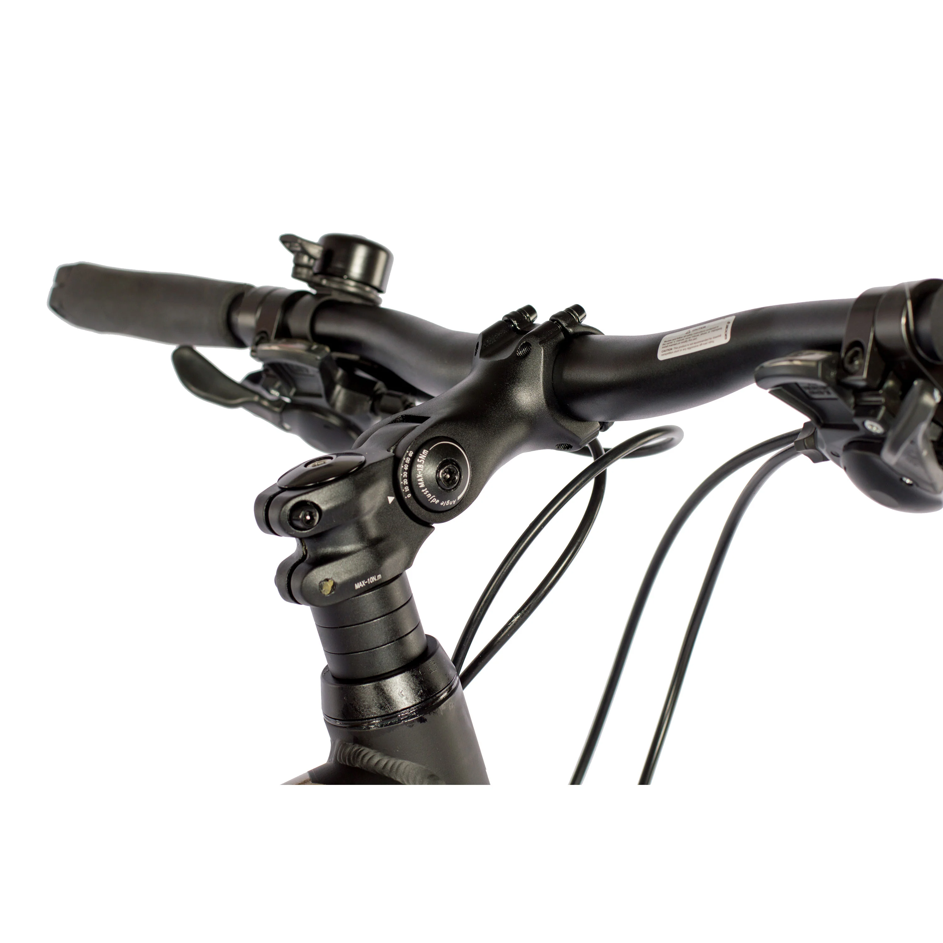 28 Inch Heren XXL Trekkingfiets TR.2880 Trekkingfiets 27 x Speed Shimano DEORE RD-M592 SGS Zwart