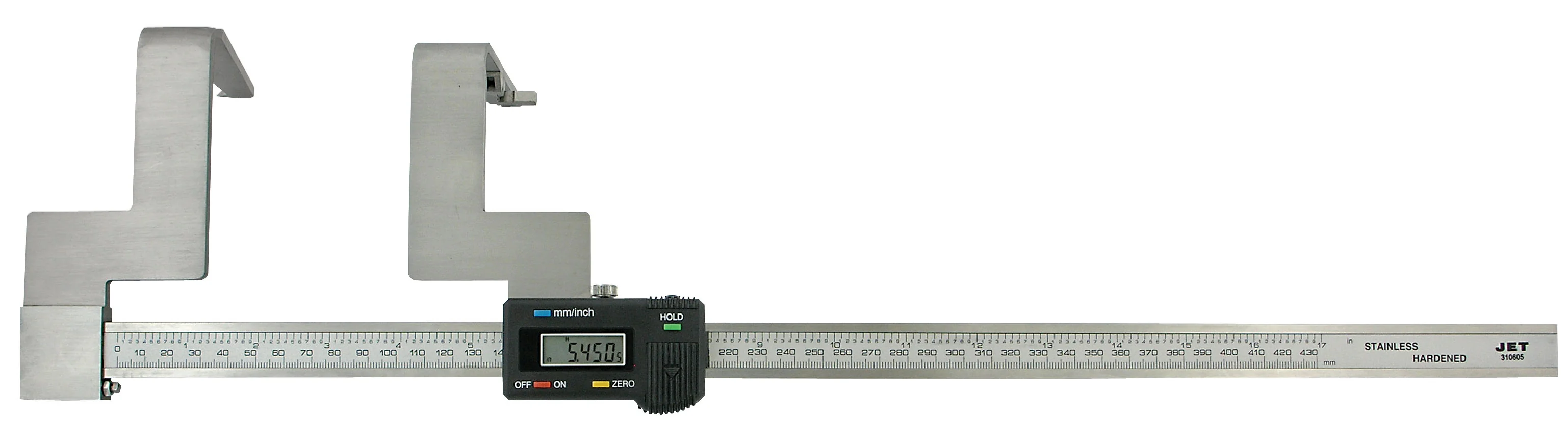 Jet JEDG-1WO  ~  17 Inch Digital Drum Gauge Wheels Stays On