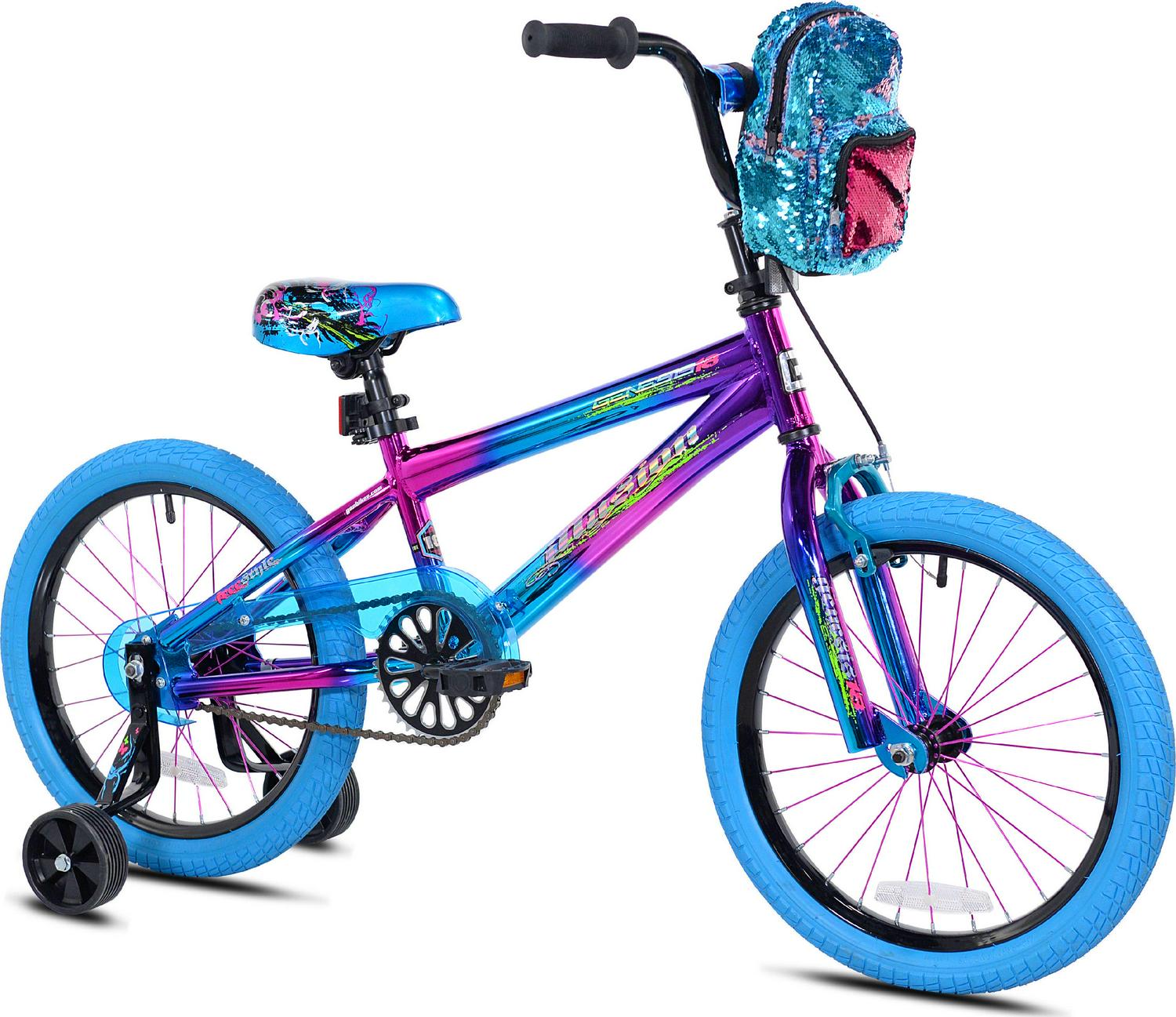 Genesis 18 Illusion Girl's Bike Blue/Purple