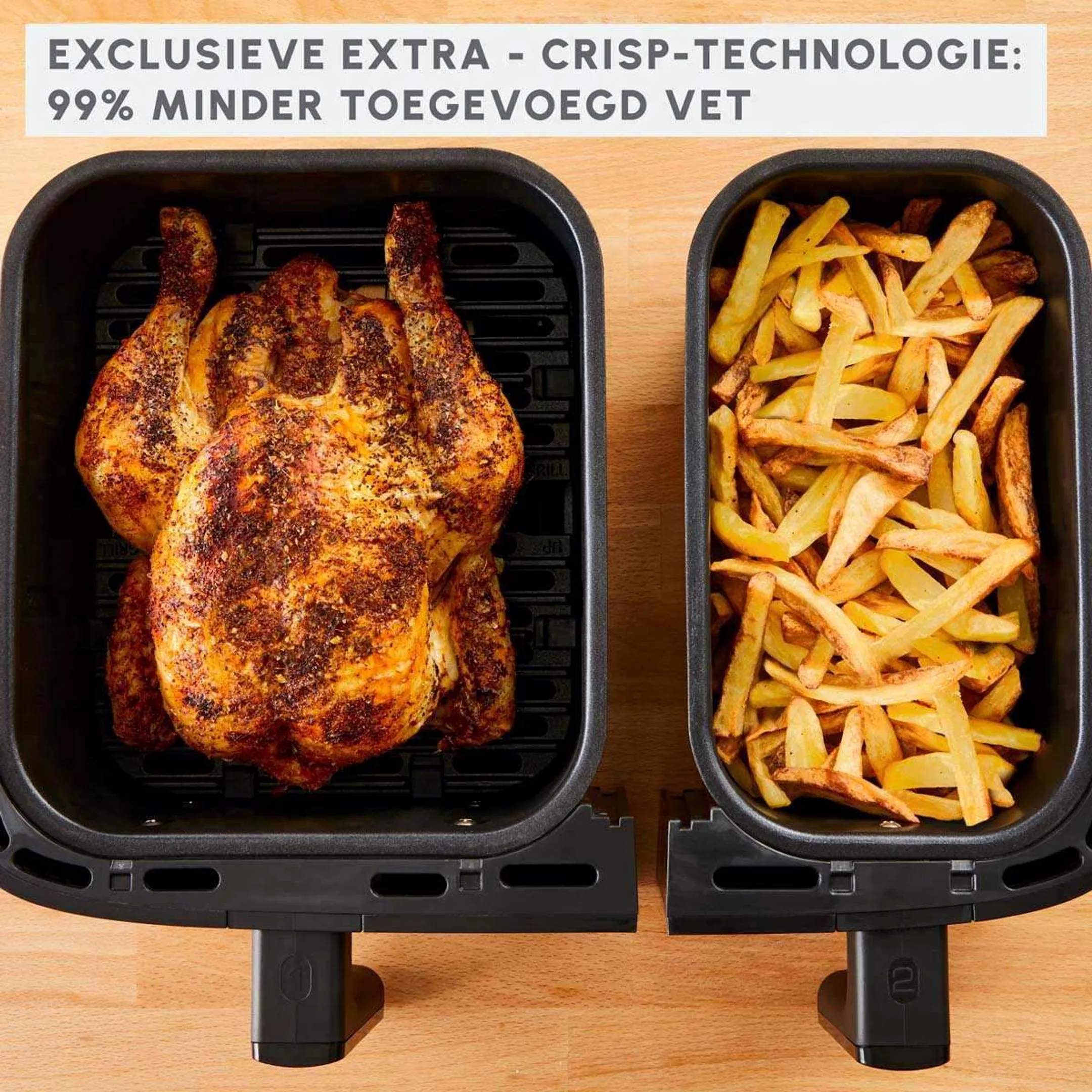 Moulinex Airfryer Dual Easy Fry & Grill EZ905D20