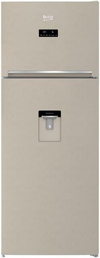 Frigorifero Beko Doppia Porta RDNE455E40DBN No Frost Altezza 185 Cm Colore Beige Classe Energetica F
