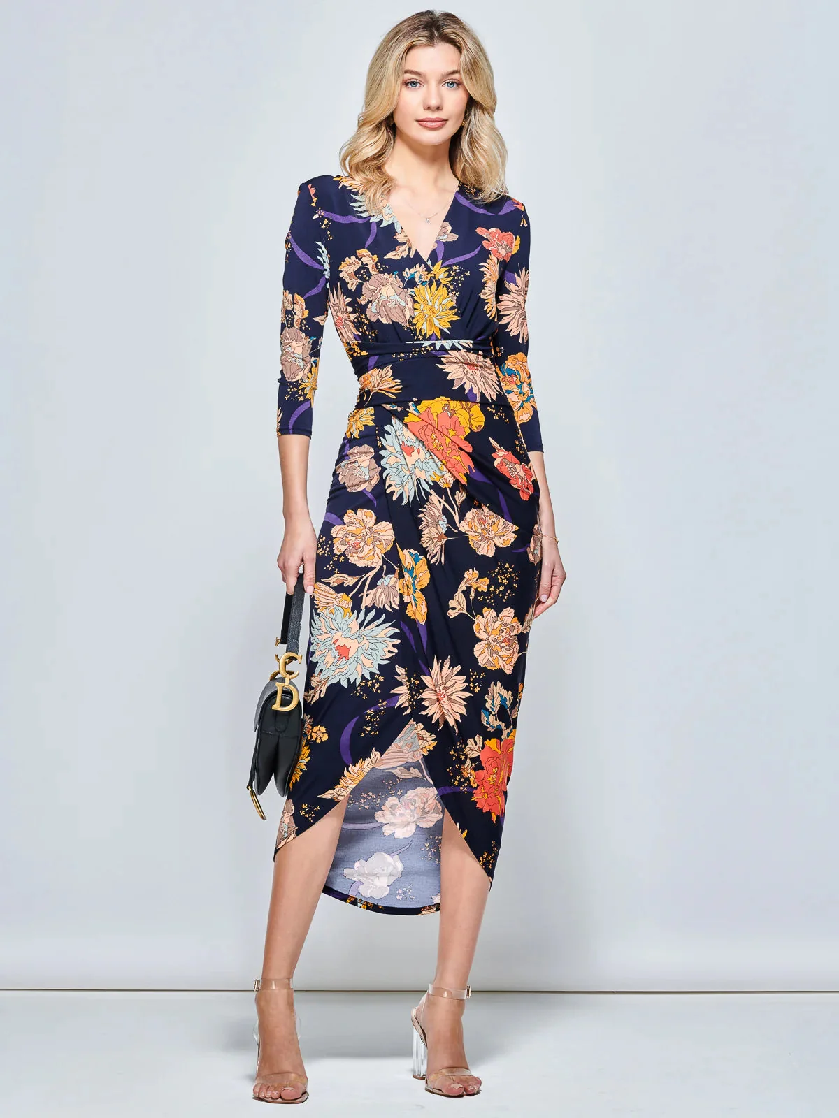 Cora Long Sleeve Floral Dress