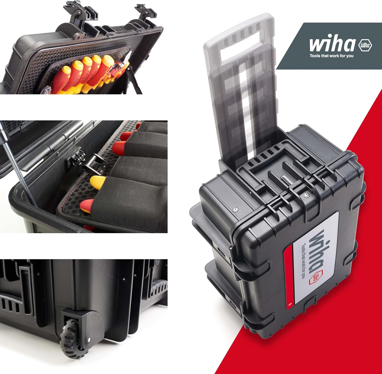 Wiha Set Attrezzi per Elettricista 115 pz Attrezzi Utensili Cacciavite Punte