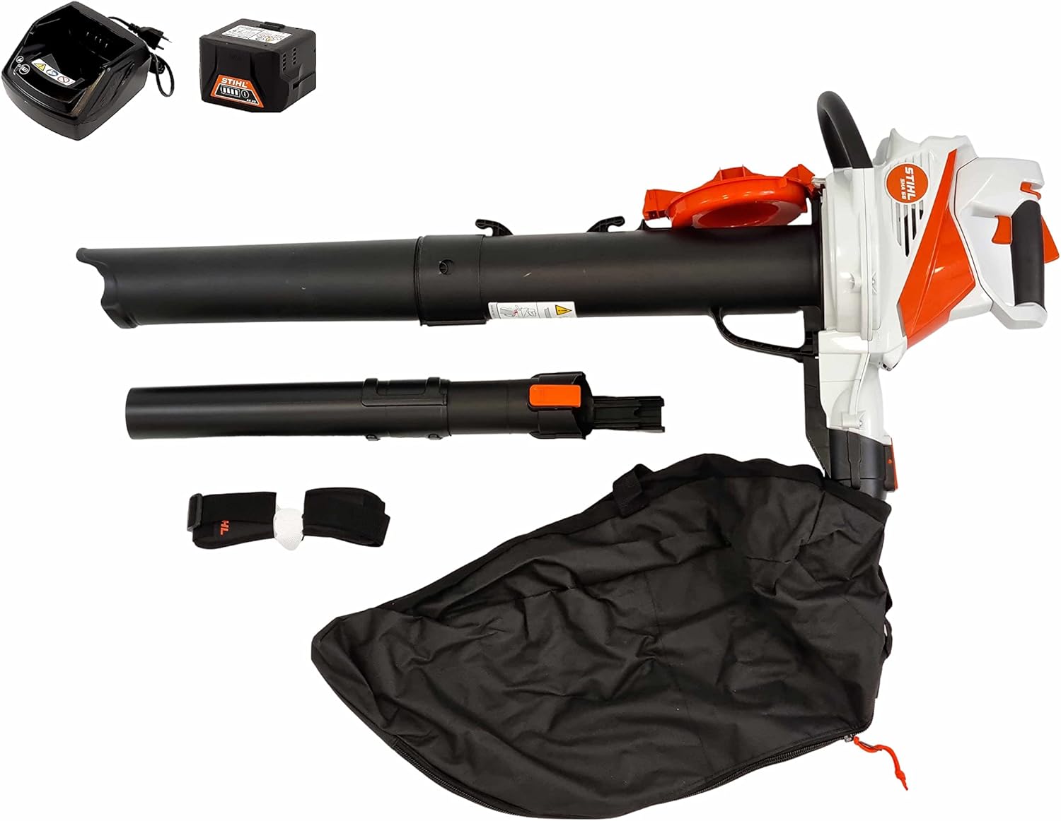 STIHL Akku Saughäcksler SHA 56 (+ Akku AK20 + AL101 Ladegerät), Batteriebetrieben