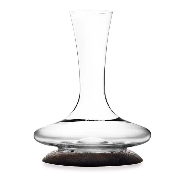 Crook Wine Decanter with Ashwood Base