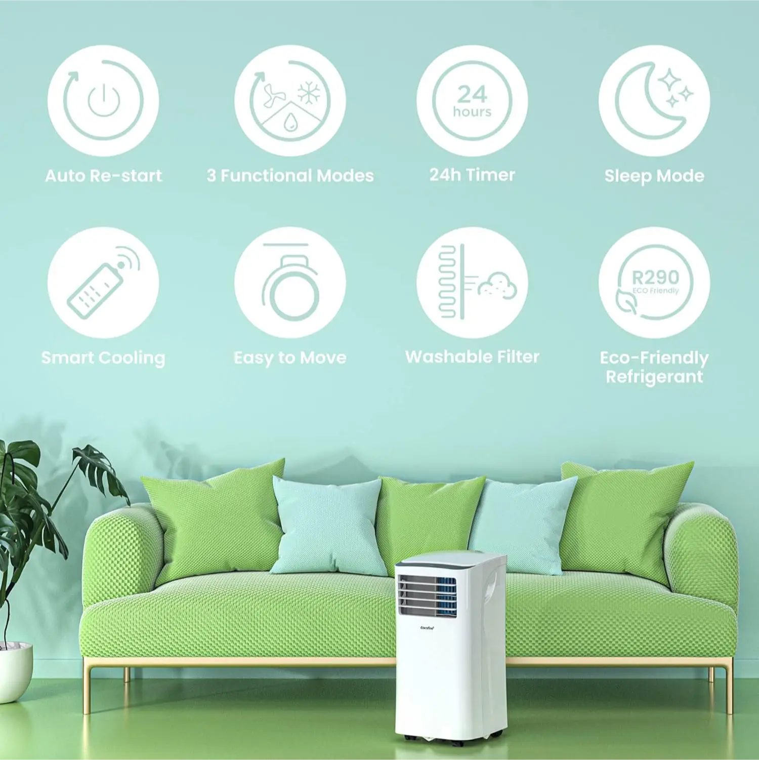 COMFEE ‘ Mobile Air Conditioner 8000 BTU