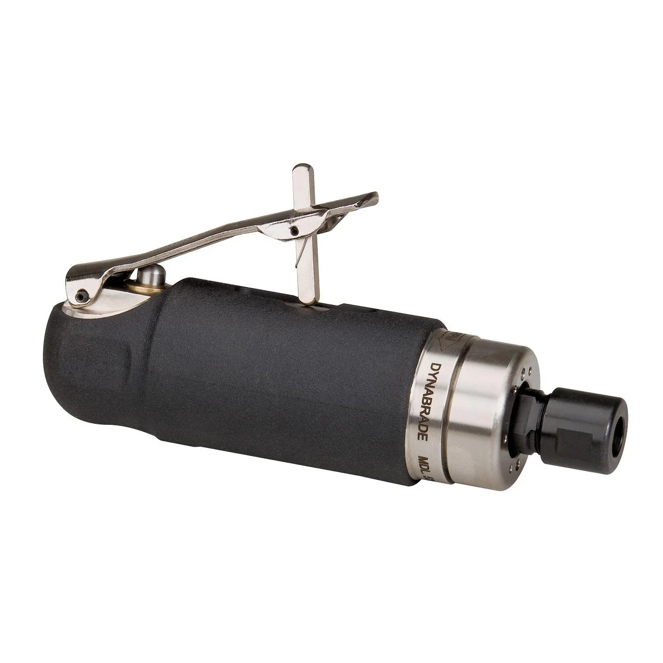 Dynabrade 53811  ~  .7 Hp Straight-Line Die Grinder Steel Housing 20000 Rpm Gearless Front Exhaust 1/4 Inch Collet