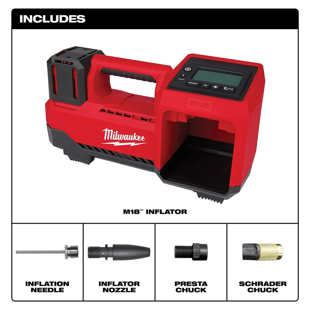 Milwaukee 2848-20 M18 Compacte Bandenpomp, Los Gereedschap