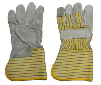 Tuff Grade TGG-418-L  ~  Split Leather Fitter's 1Pc Palm 5 Inch Gauntlet Cuff