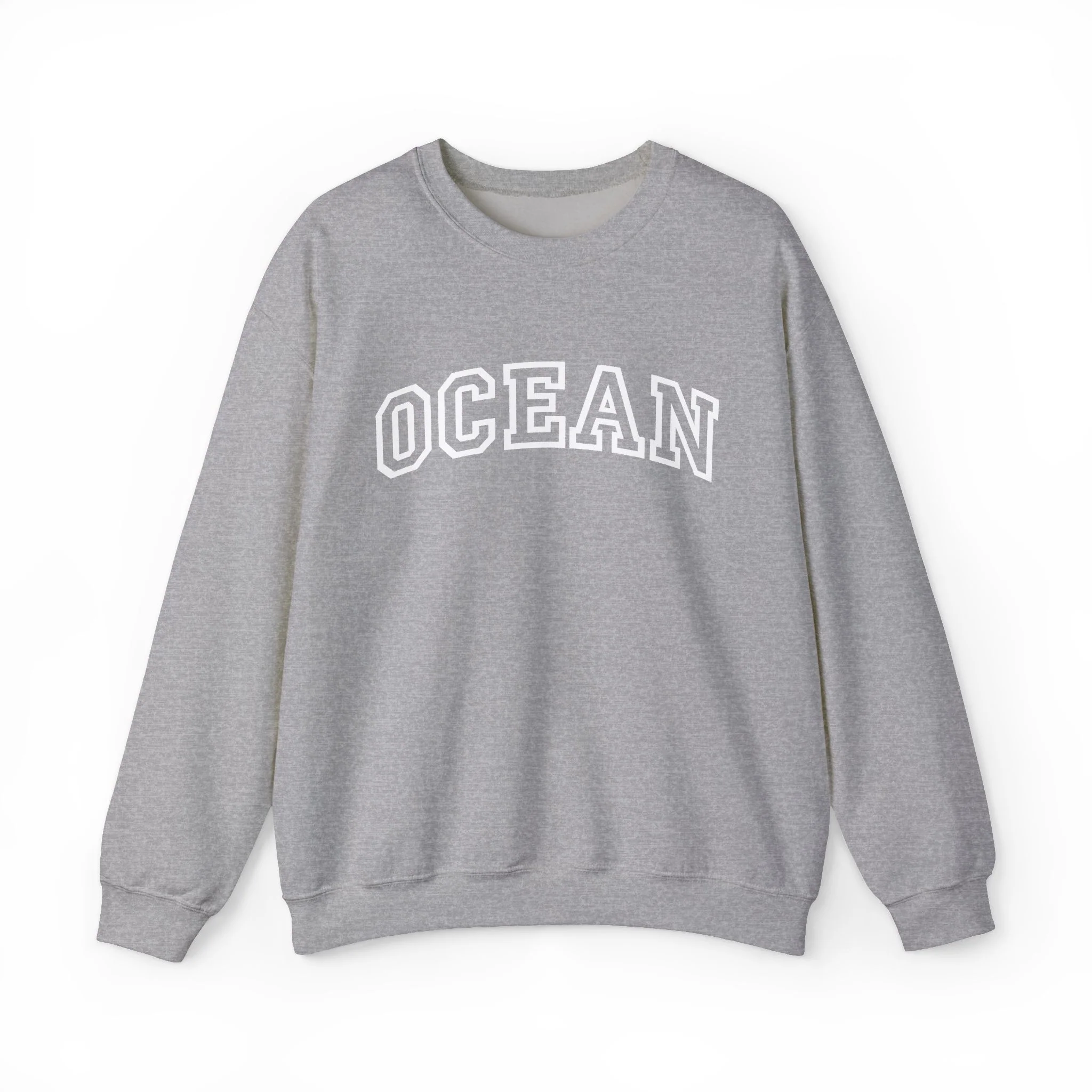 Ocean Crewneck Sweatshirt - Casual Coastal Pullover