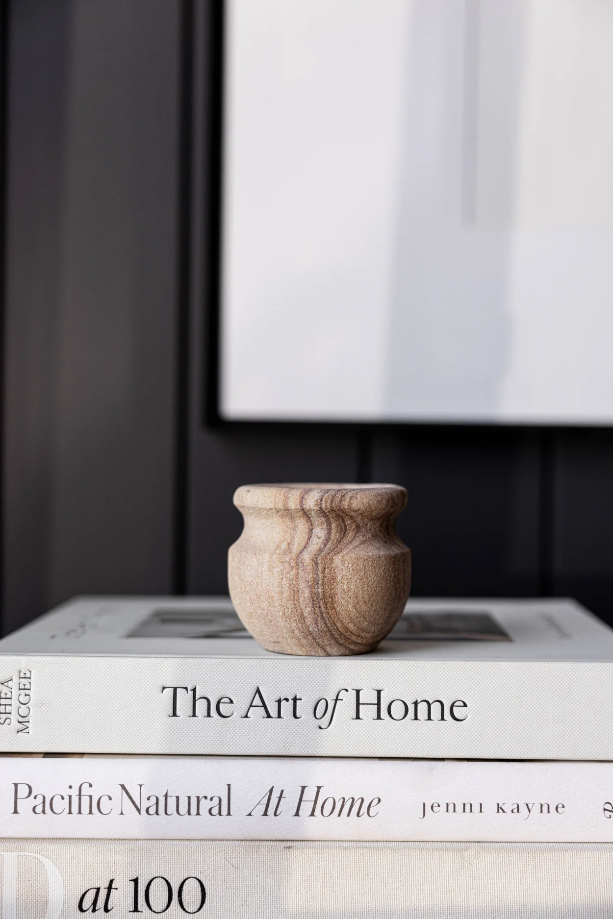 Hand Carved Sandstone Pot