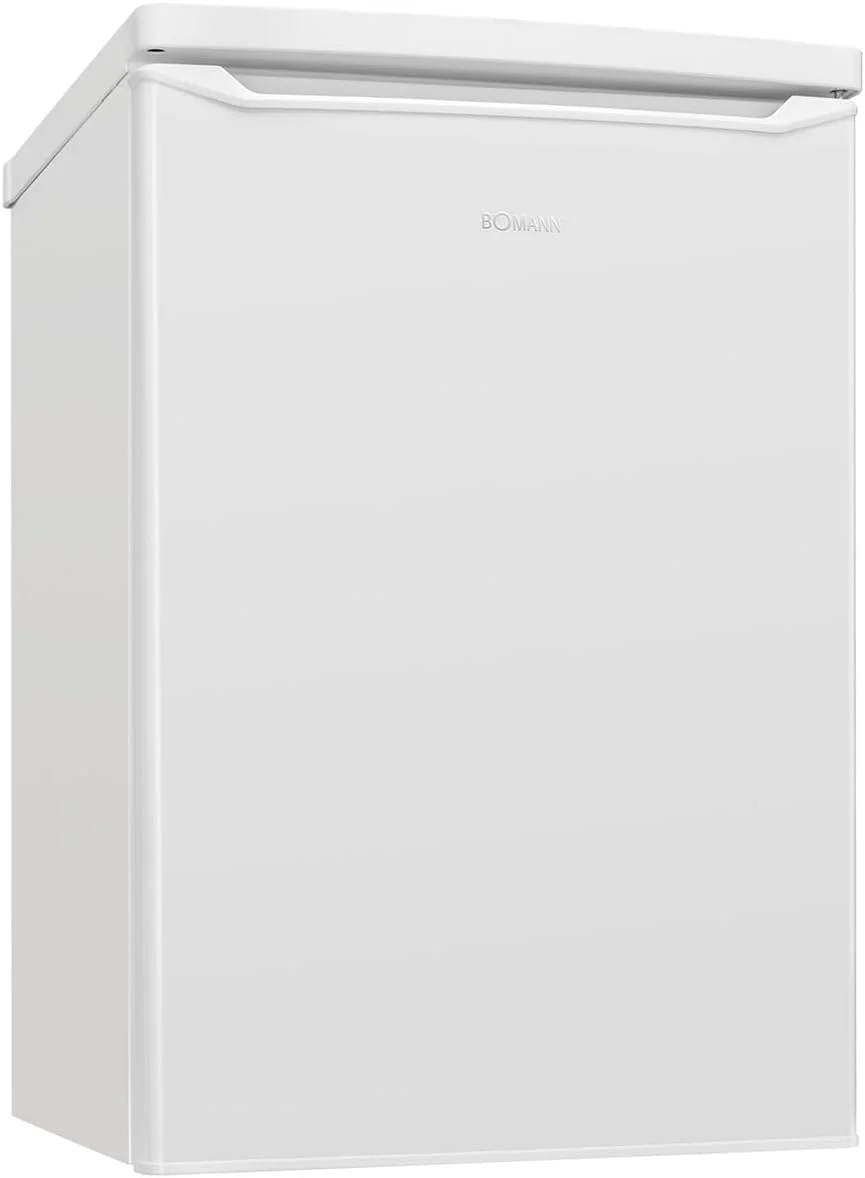 Bomann® Kühlschrank mit Gefrierfach klein | Kühlschrank 2 Ablagen | leise | mit 4-Sterne Gefrierfach | Kühlschrank klein mit Obst- und Gemüsefach | Türanschlag wechselbar | KS 7251 weiß